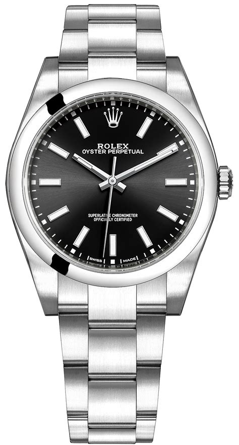 rolex oyster perpetual black 114300|rolex catalog pdf.